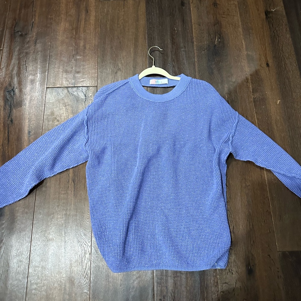 free people beach open back summer sweater